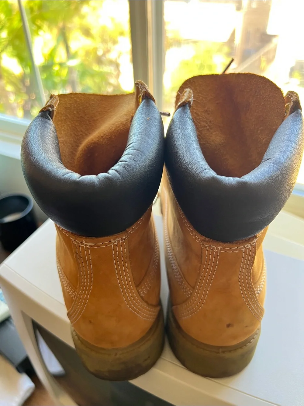 Timberland Men's Wheat Brown 6-Inch Lace-Up Work Boots